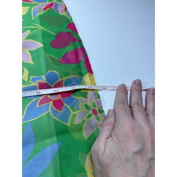 Modcloth Illuminated Elegance Halter Maxi Dress Cream Floral Plus Size 1X - Picture 7 of 11